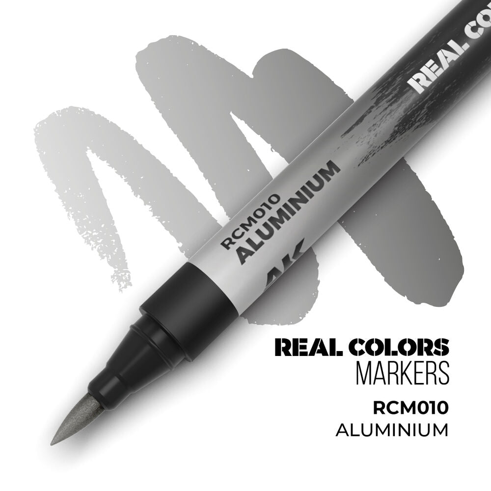 AK Real Colour Marker Paint Pen Aluminium (AK-RCM010)