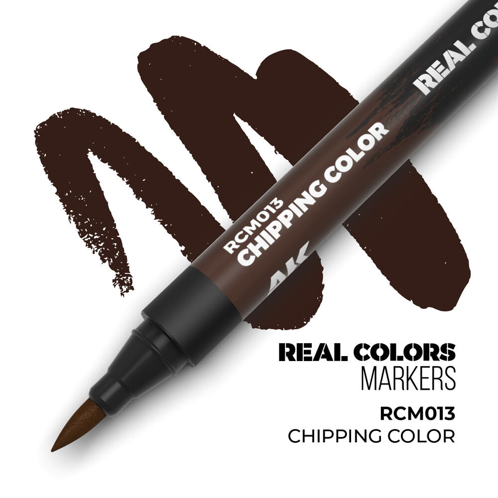 AK Real Colour Marker Paint Pen Chipping Color (AK-RCM013) — by AK Interactive — New — Acrylic Paint, Scale Modelling — image 1 of 2