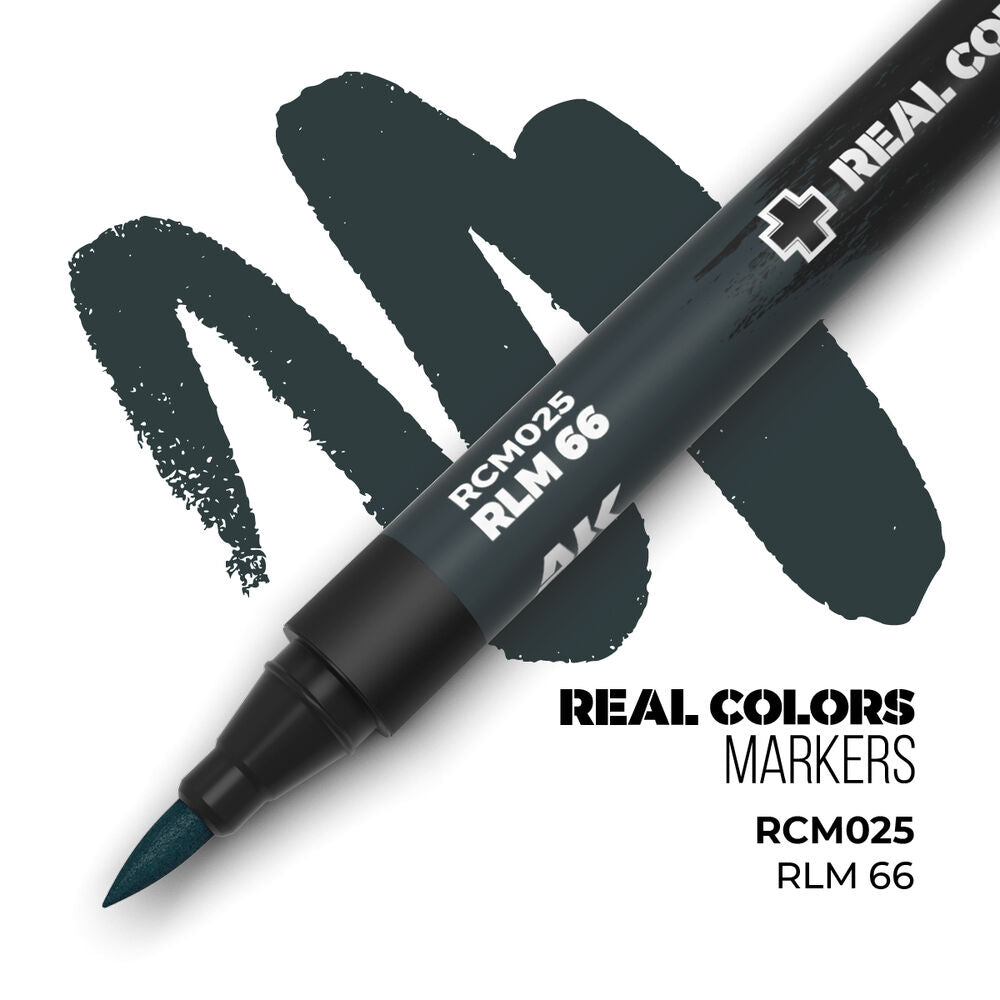 AK Real Colour Marker Paint Pen RLM 66 (AK-RCM025) — by AK Interactive — New — Acrylic Paint, Scale Modelling — image 1 of 2