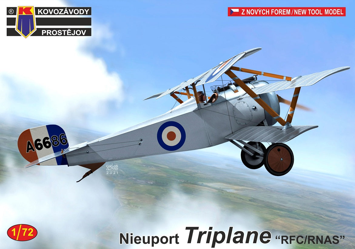 KP Models 1/72 Nieuport Triplane "RFC/RNAS" (KPM0255) — New — Aircraft, Military, WWI