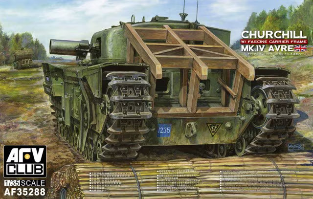 AFV Club 1/35 Churchill Mk.IV AVRE w/ Fascine Carrier Frame (AF35288)
