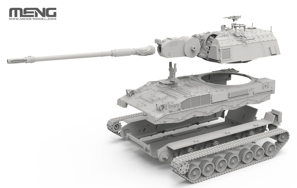 Meng 1/72 Panzerhaubitze 2000 Howitzer (72-008) — New — 1/72 scale, Modern armour, Self-propelled artillery — image 4 of 8