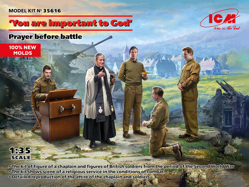 ICM 1/35 'You are important to God' Prayer before battle (35616)