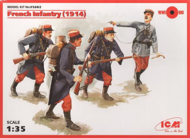 ICM 1/35 French Infantry (1914) (35682)