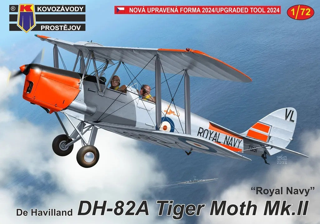 KP Models 1/72 DH-82A Tiger Moth Mk.II Royal Navy (KPM0443) — New — Aircraft, Military