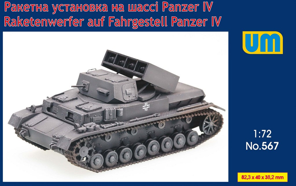 UM 1/72 Raketenwerfer auf Fahrgestell Panzer IV (567)