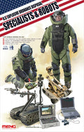 MiniArt 1/35 U.S. Explosive Ordnance Disposal Specialists & Robots (2 figures and 2 robots) (HS-003)