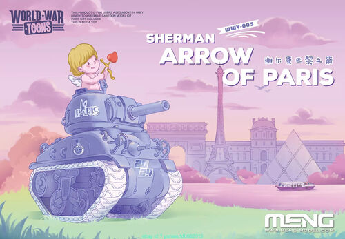 Meng World War Toons Sherman Arrow of Paris (WWV-005)