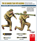 Mirage Hobby 1/35 Two US Rangers Team With Bazooka (350002)
