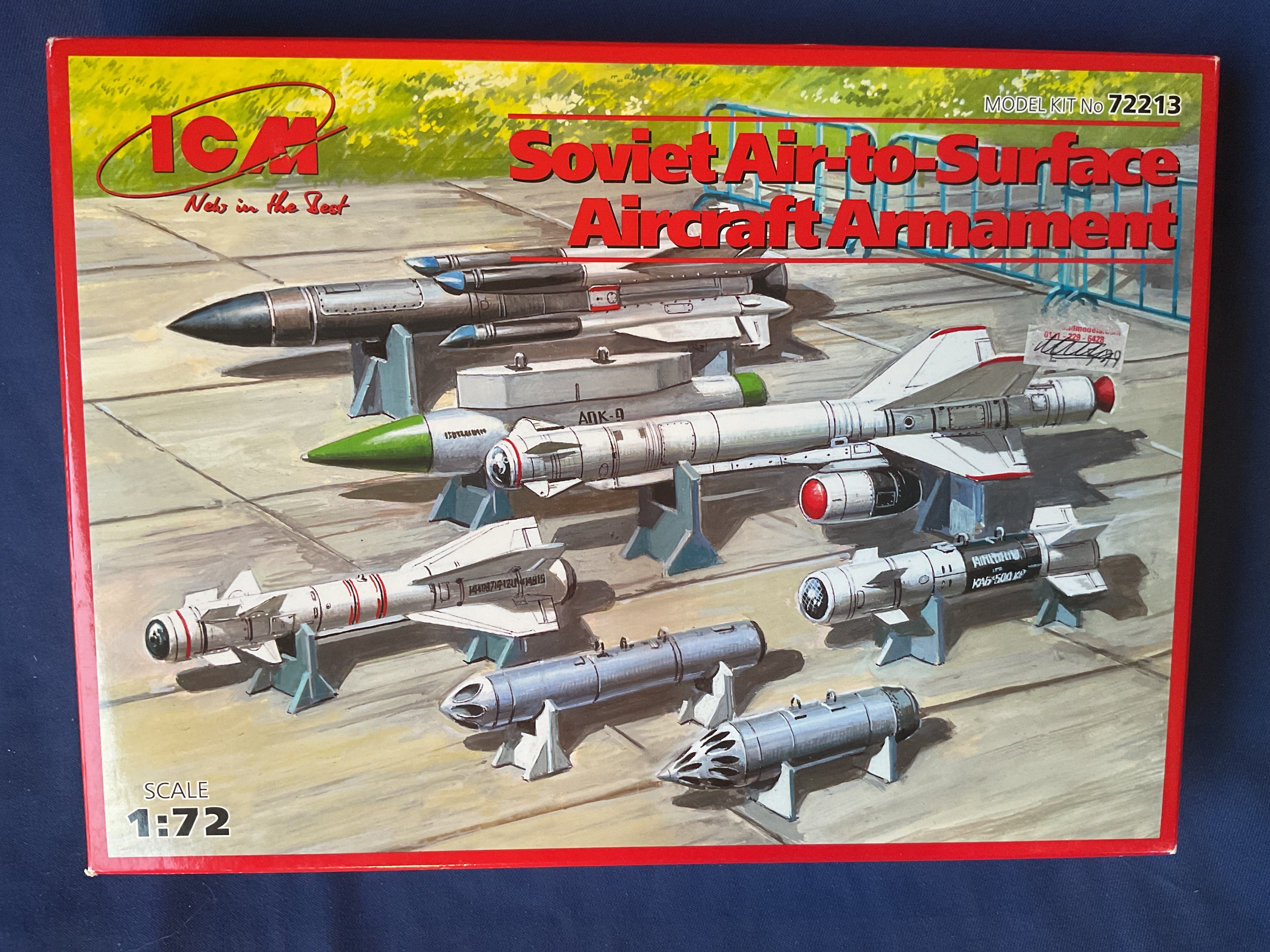 ICM 1/72 Soviet Air-to-Surface Aircraft Armament (72213)