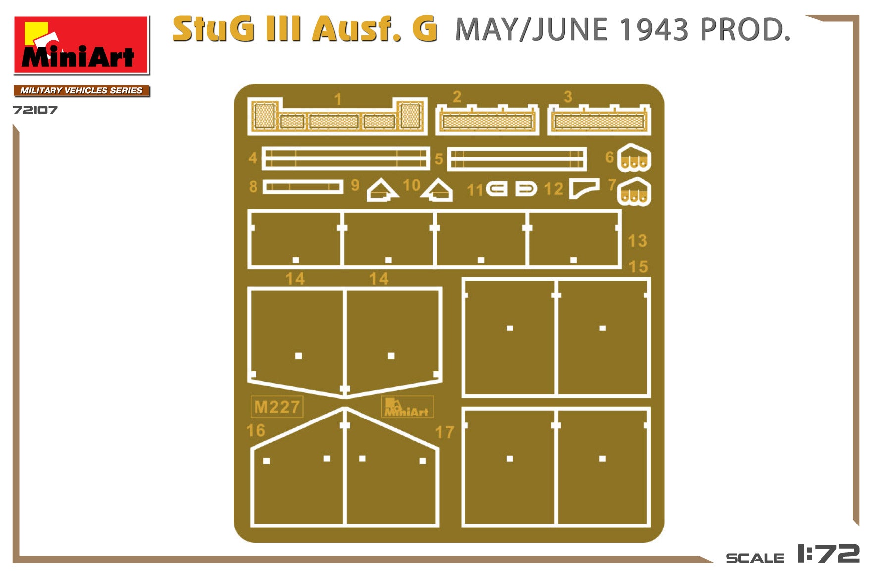 MiniArt 1/72 StuG III Ausf. G May/June 1943 Production (72107)
