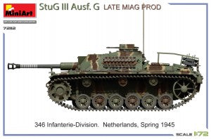 MiniArt 1/72 StuG III Ausf. G Late Miag Prod. (72112)
