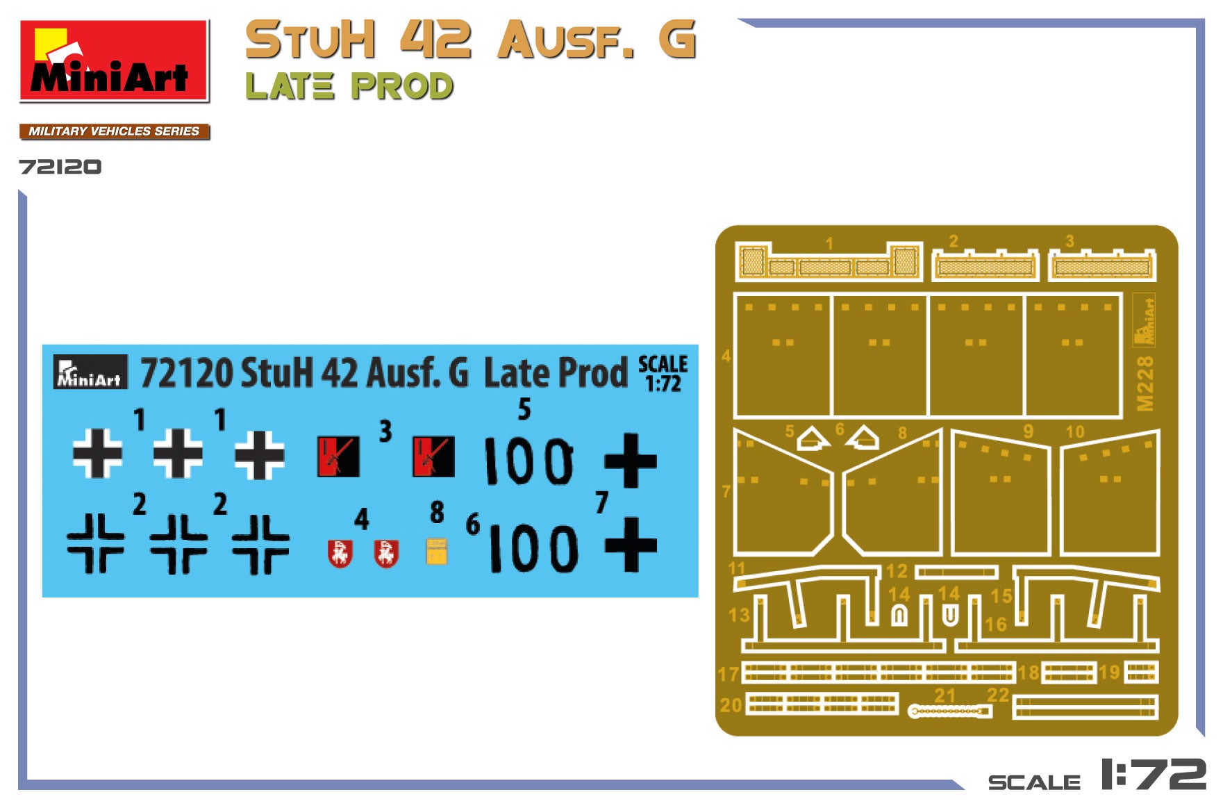 MiniArt 1/72 StuH 42 Ausf. G Late Production (72120)
