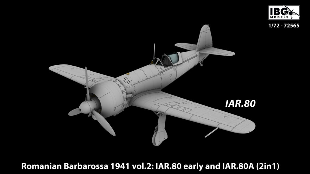 IBG 1/72 Romanian Barbarossa 1941 vol. 2: IAR.80early & IAR.80A (2 IN 1) (72565)