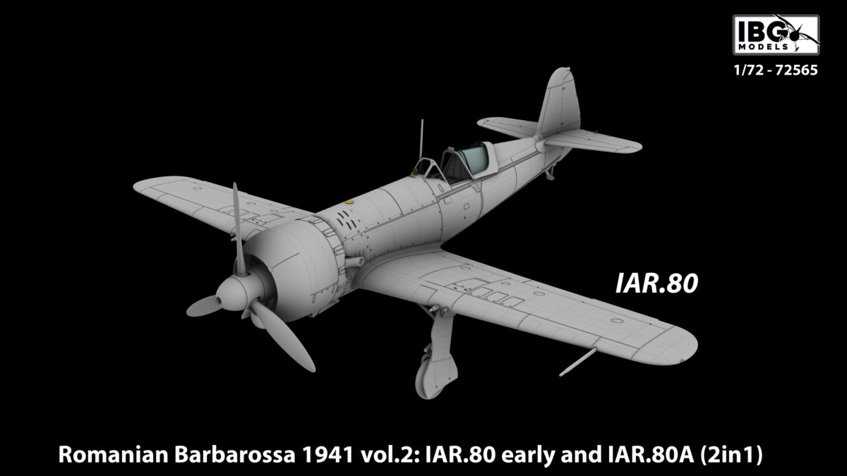 IBG 1/72 Romanian Barbarossa 1941 vol. 2: IAR.80early & IAR.80A (2 IN 1) (72565)