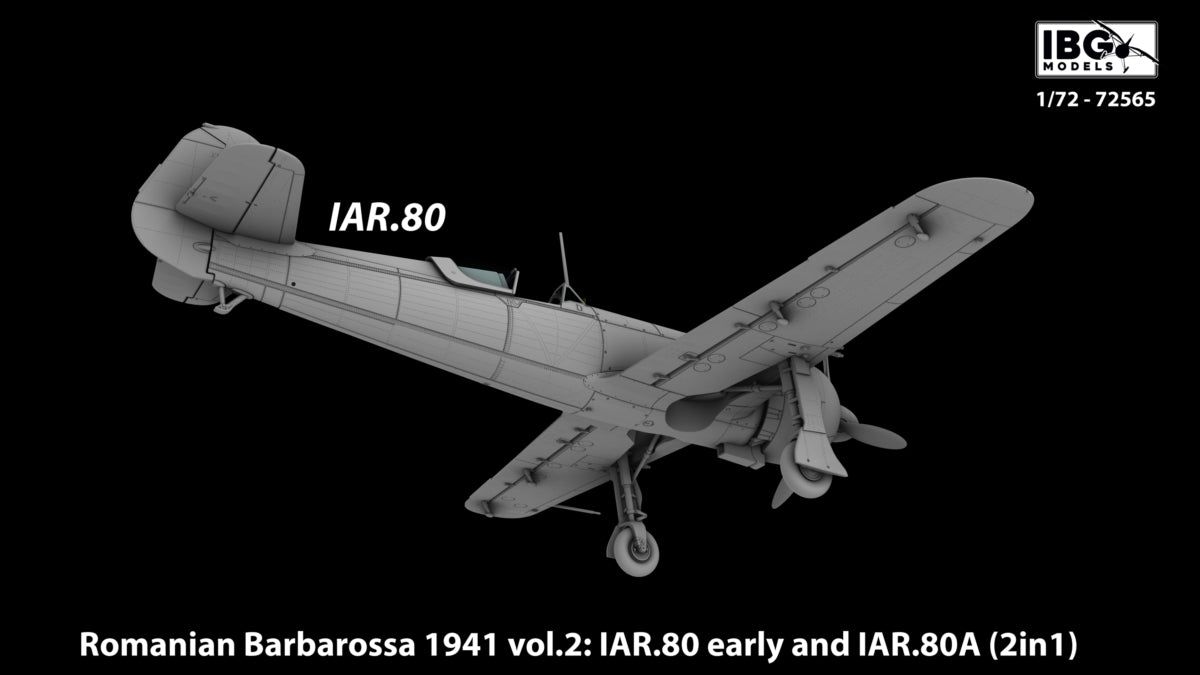 IBG 1/72 Romanian Barbarossa 1941 vol. 2: IAR.80early & IAR.80A (2 IN 1) (72565)