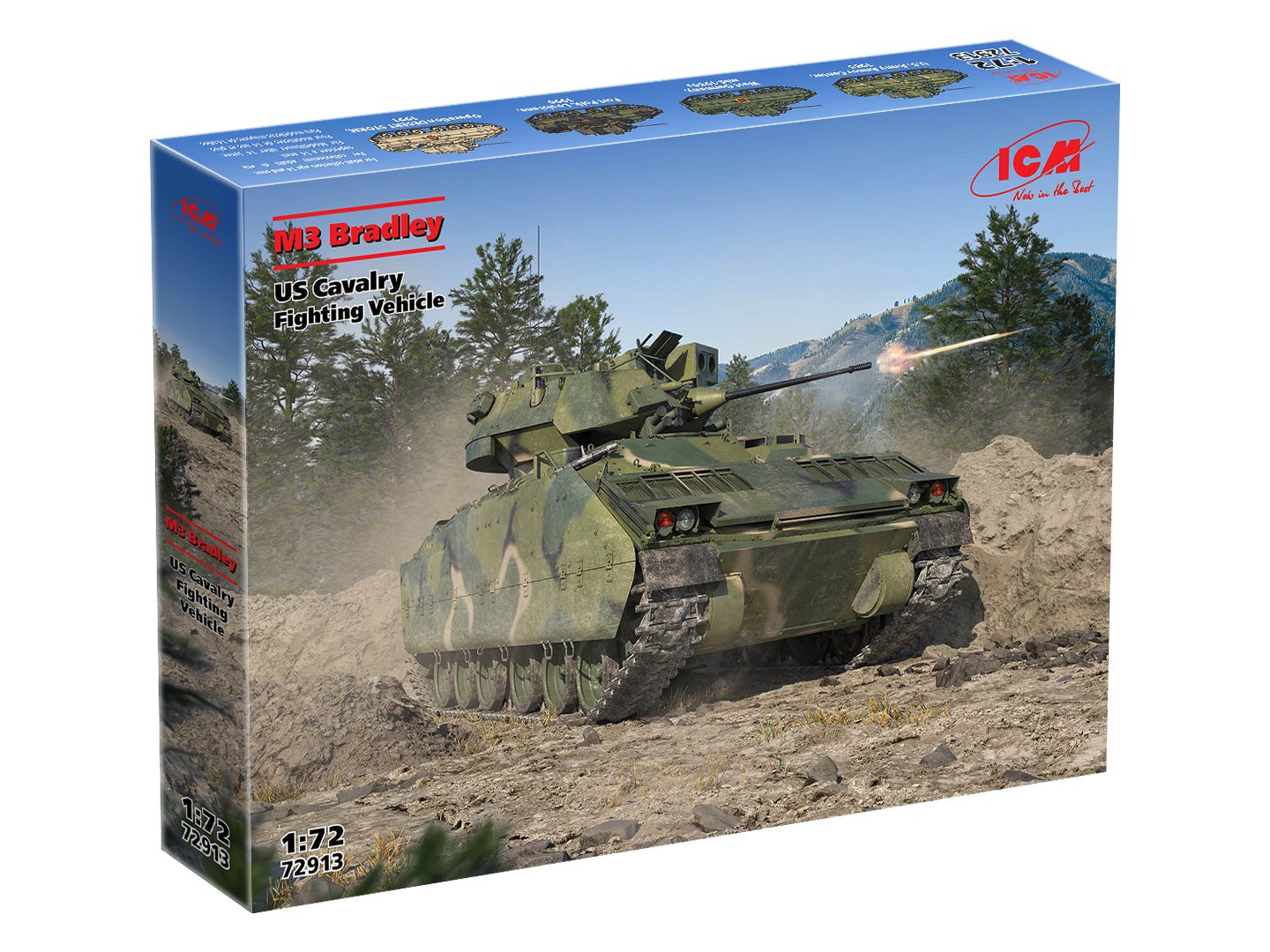 ICM 1/72 M3 Bradley US Cavalry Fighting Vehicle (72913)