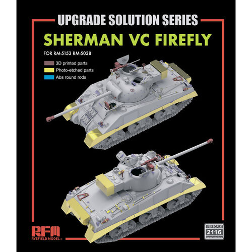 Rye Field 1/35 Sherman VC Firefly - Upgrade Solution Series (for RFM 5153 and 5038 Kits) (RM-2116)