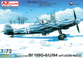 AZmodel 1/72 Messerschmitt Bf 109G-6/U/N4 w/FuG350 Naxos (AZ 7614) — New — Aircraft, Military