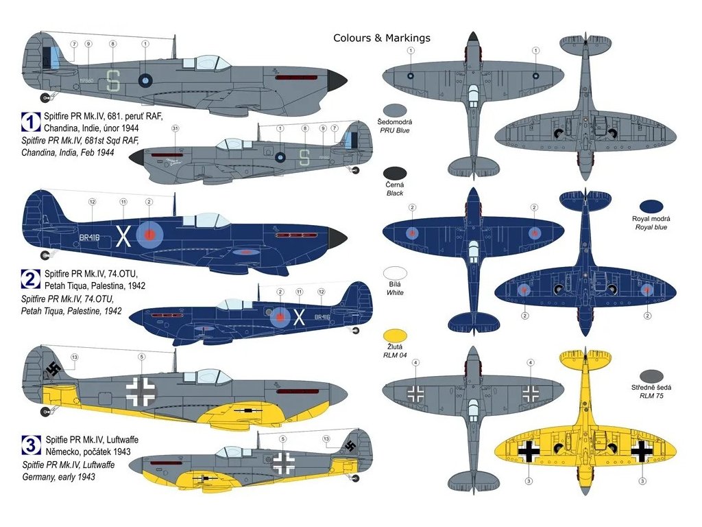 KP Models 1/72 Supermarine Spitfire PR.IV (KPM0500) — New — Aircraft, Military — image 2 of 2
