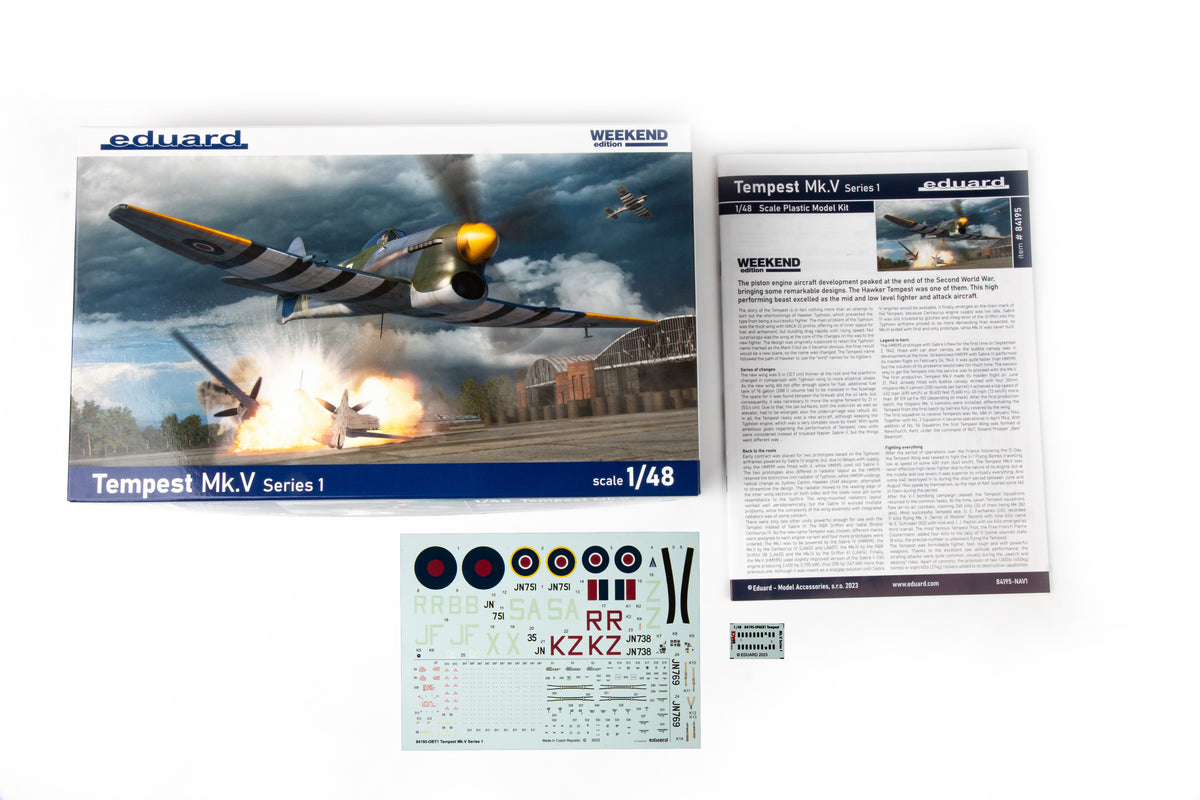 Eduard 1/48 Hawker Tempest Mk.V Series 1 Weekend Edition (84195) — New — 1/48 Scale, Aircraft, World War Two — image 2 of 10