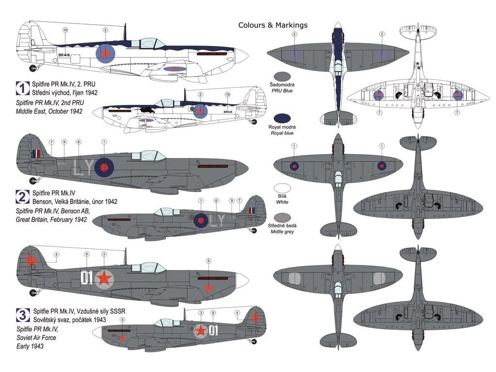 KP Models 1/72 Supermarine Spitfire PR.IV Pt.2 (KPM0501) — New — Aircraft, Military — image 2 of 2