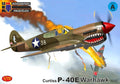 KP Models 1/72 Curtiss P-40E Warhawk (KPM0509) — New — Aircraft, Military