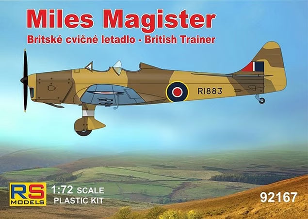 RS Models 1/72 Miles Magister British Trainer (92167) – Monster Models ...