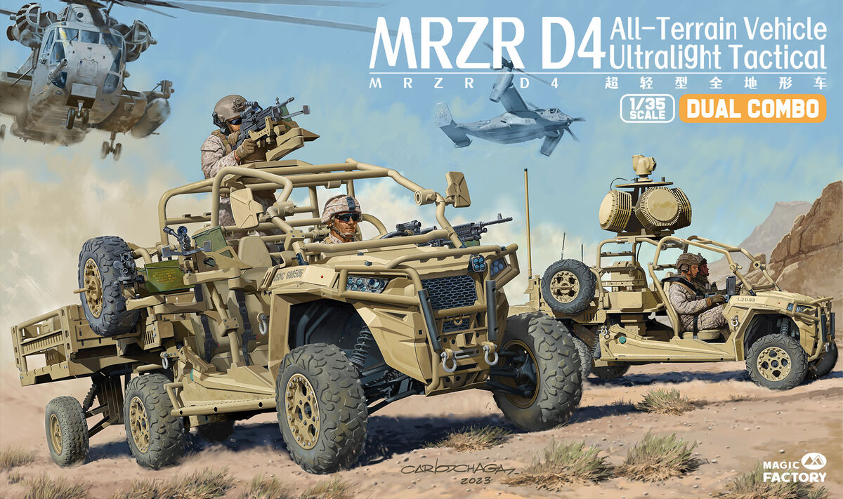 Magic Factory 1/35 MRZR D4 Ultralight Tactical Vehicle (2005) — New — Military, Military Vehicles