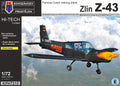 KP Models 1/72 Zlín Z-43 (Hi-Tech) (KPH7215) — New — Aircraft, Civil Aviation