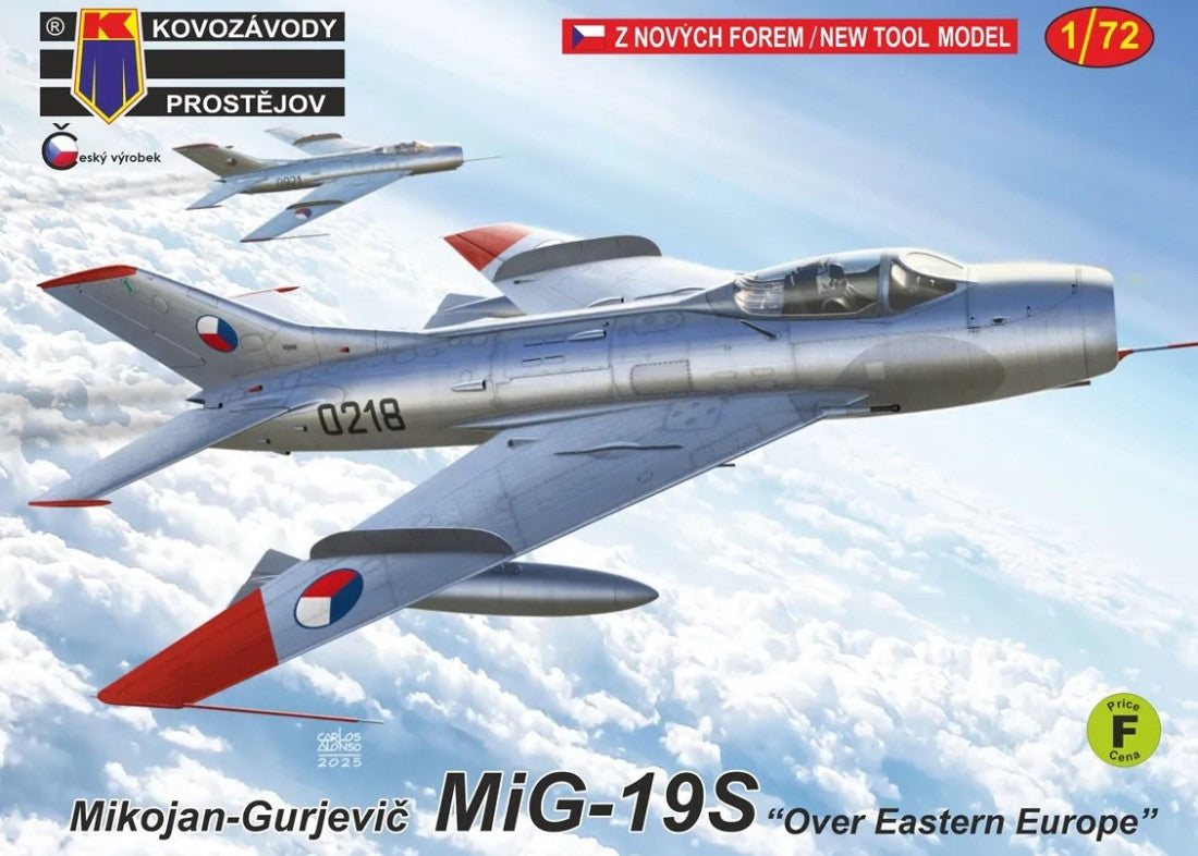 KP Models 1/72 MiG-19S Over Eastern Europe (KPM0496) — New — Aircraft, cold-war, Military