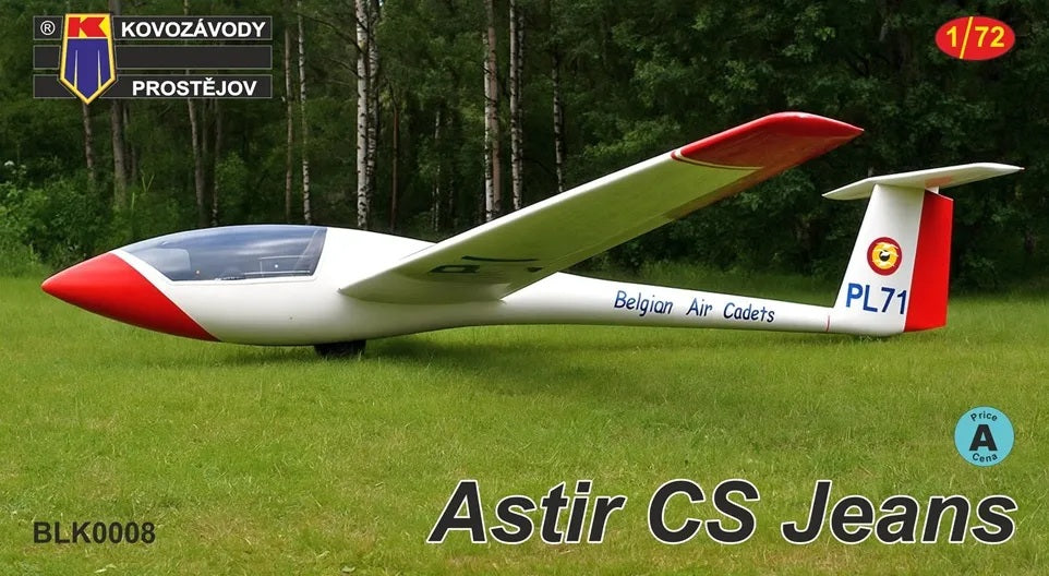 KP Models 1/72 Grob Astir CS Jeans (BLK Line) (BLK0008) — New — Aircraft, Civil Aviation
