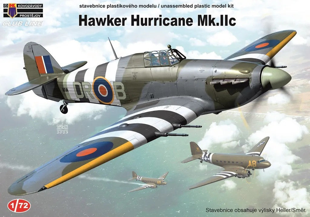 KP Models 1/72 Hawker Hurricane Mk.IIc (Club Line) (CLK0012) — New — Aircraft, Military