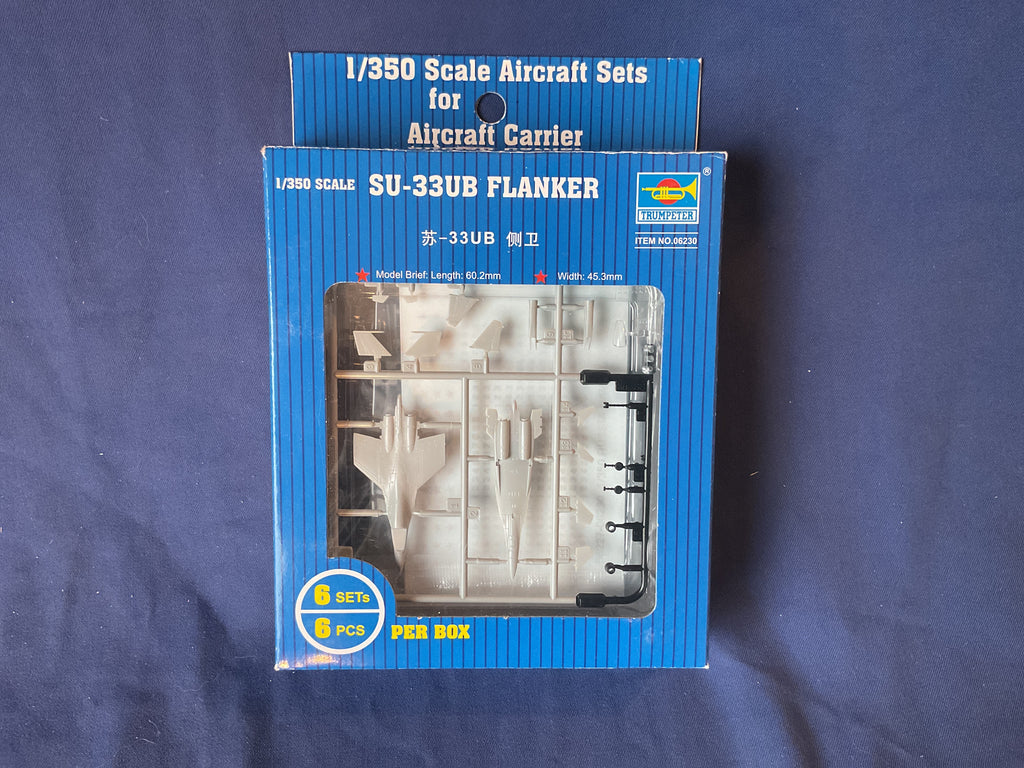 Trumpeter 1/350 SU-33UB Flanker for aircraft carrier (06230)