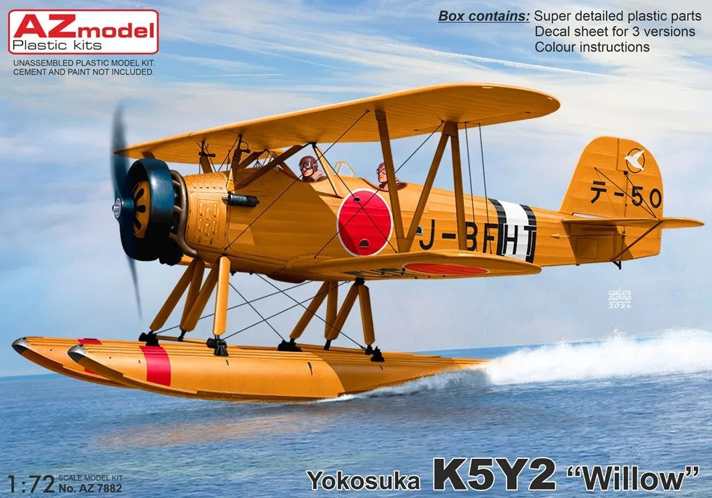 AZmodel 1/72 Yokosuka K5Y2 "Willow" (AZ 7882) — New — Aircraft, Military