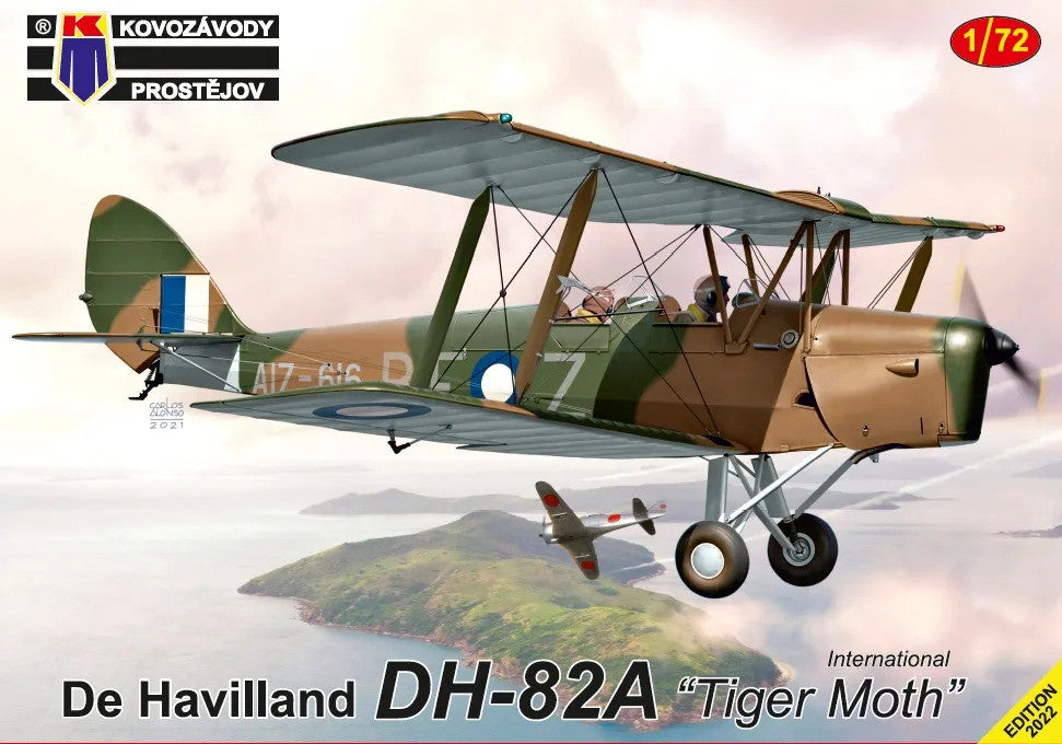 KP Models 1/72 DH-82A Tiger Moth International (KPM0364) — New — Aircraft, Military