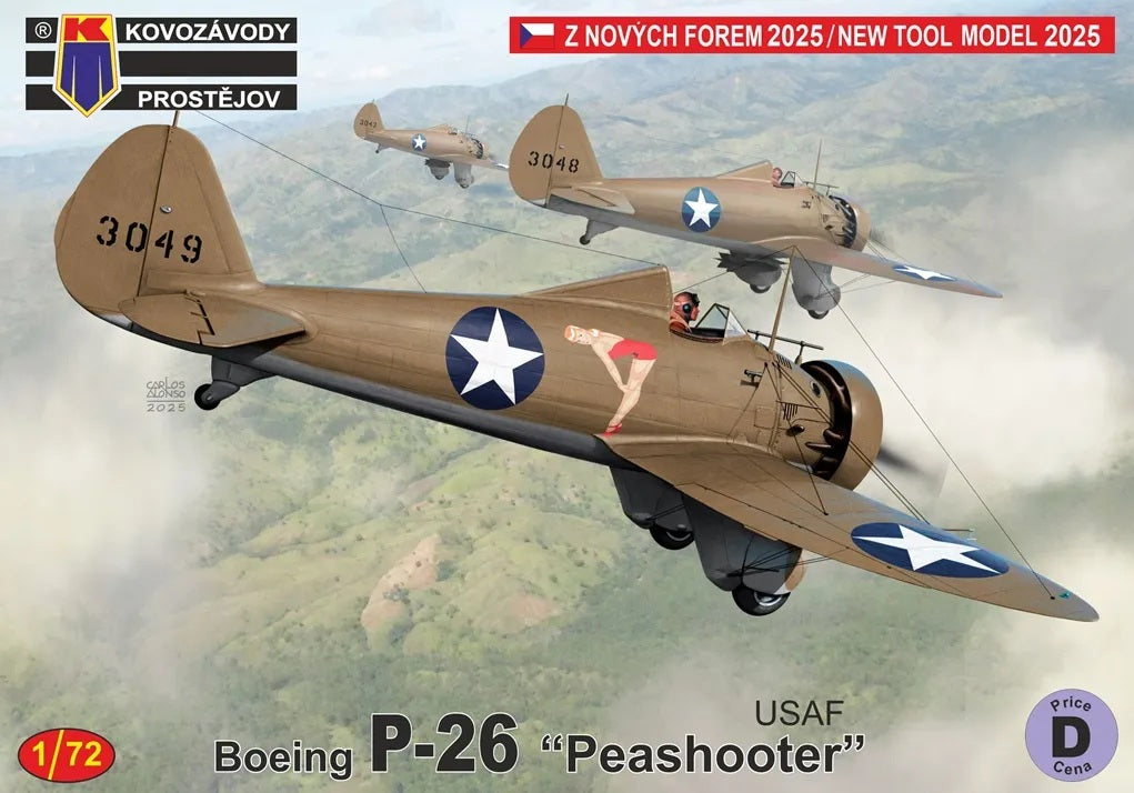 KP Models 1/72 Boeing P-26 "Peashooter" (KPM0516) — New — Aircraft, Military