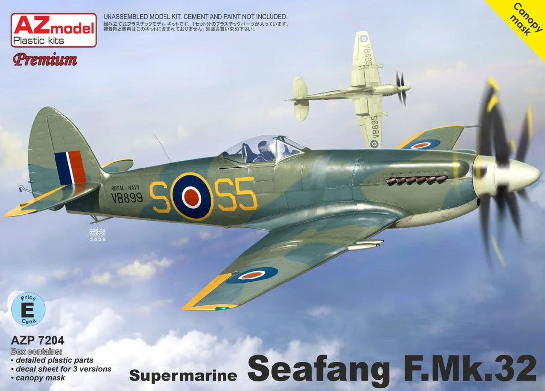 AZmodel 1/72 Supermarine Seafang F.Mk.32 (AZP 7204) — New — Aircraft, Military