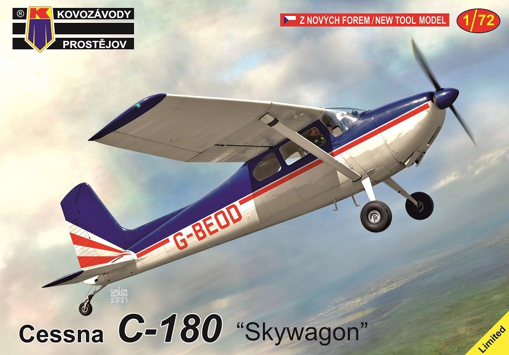 KP Models 1/72 Cessna C-180 Skywagon (KPM0236) — New — Aircraft, Civil Aviation