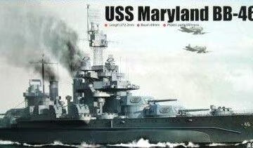 Trumpeter 1/700 USS Maryland BB-46 1945 (05770)