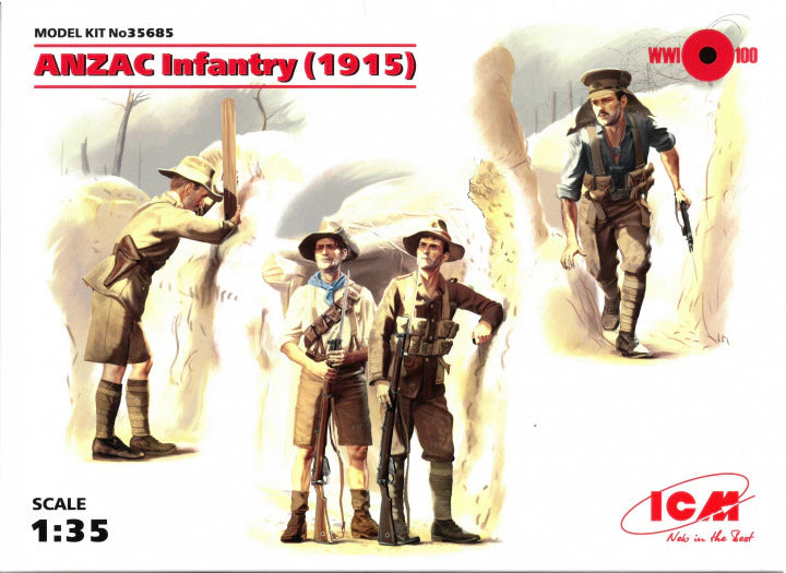 ICM 1/35 Anzac Infantry (1915) (35685)