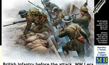 Master Box 1/35 British Infantry before the attack WW I era (MB35114)