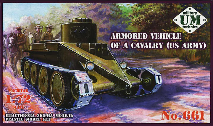 UM Models 1/72 Armored Vehicle of a Cavalry (US Army) Combat Car T1 (661)