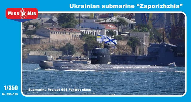 MikroMir 1/350 Ukrainian Submarine Project 641 Foxtrot Class - "Zaporizhzhia" (350-019)