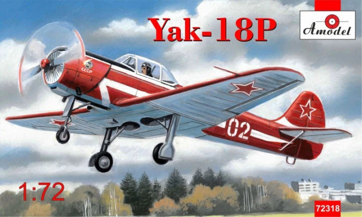 Amodel 1/72 Yakovlev Yak-18P aerobatic aircraft (72318)