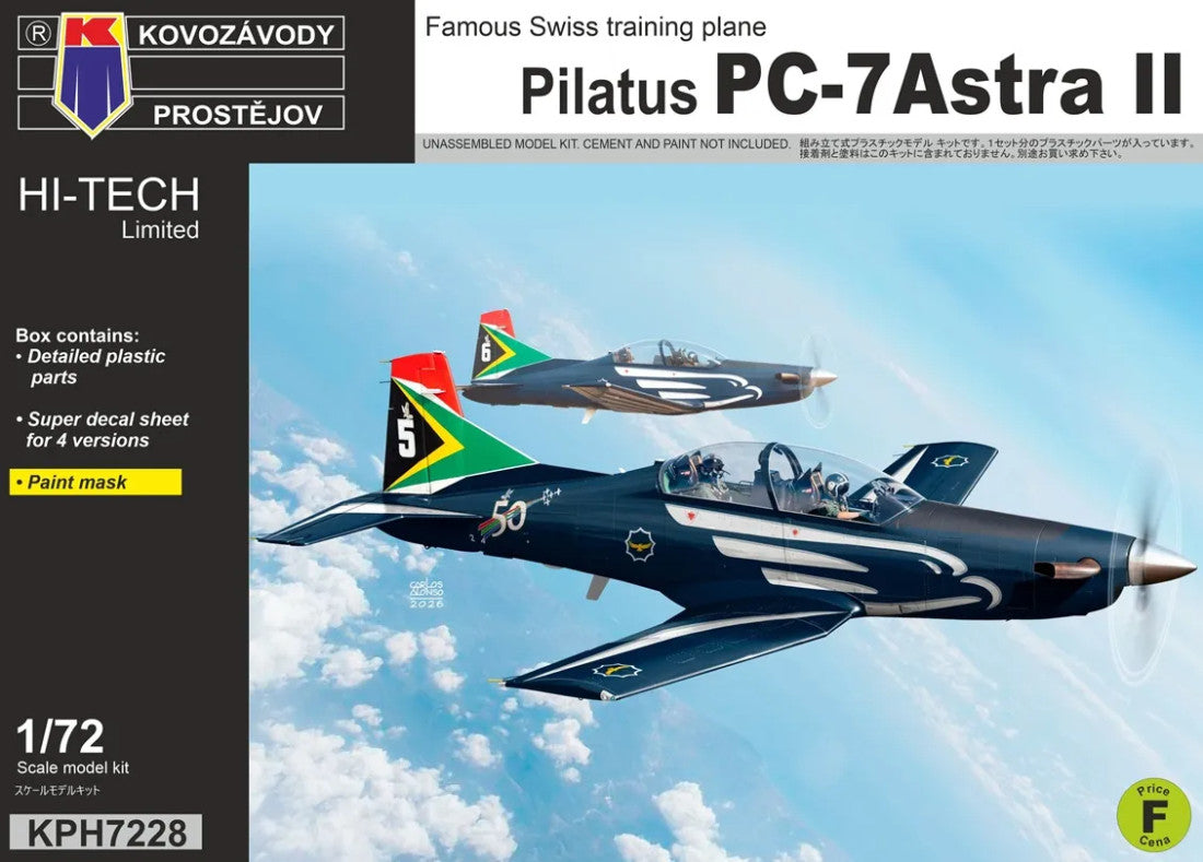 KP Models 1/72 Pilatus PC-7 Astra II (Hi-Tech) (KPH7228) — New — Aircraft, cold-war, Military
