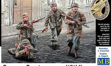 Master Box 1/35 German Paratroopers. WW II era. (MB35145)