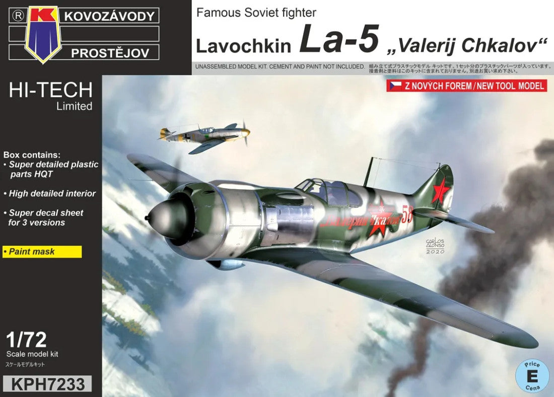 KP Models 1/72 Lavochkin La-5 "Valerij Chkalov" (Hi-Tech) (KPH7233) — New — Aircraft, Military