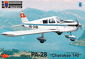 KP Models 1/72 Piper PA-28 "Cherokee 140" Over Europe 2 (KPM0547) — New — Aircraft, Civil Aviation