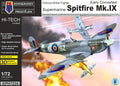 KP Models 1/72 Spitfire Mk.IX Early Converted Hi-Tech (KPH7234) — New — Aircraft, Military